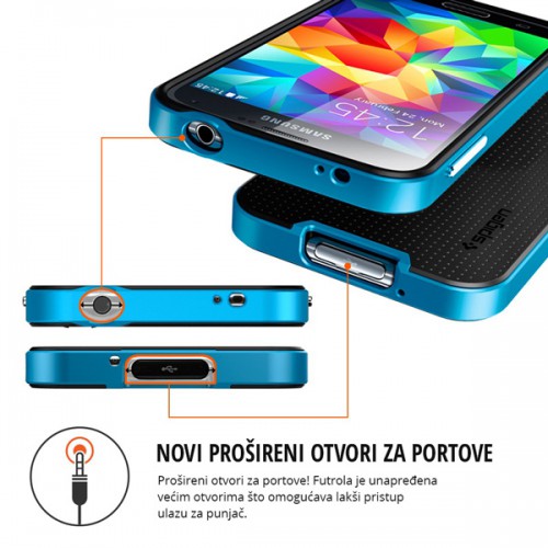 Galaxy S5 NeoHybrid Reventon yellow - futrola za mobilni - detalj