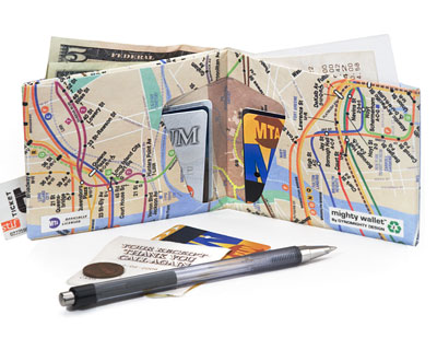 DynoMighty Neuništivi novčanik - NYC-Subway-Map-Mighty-Wallet™  DY-414 - detalj