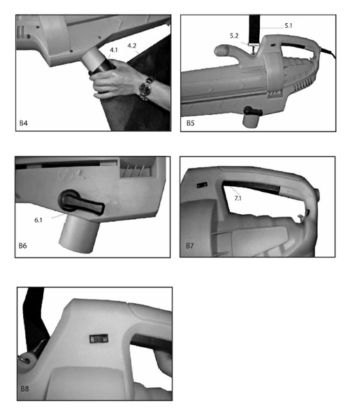 Usisivač - duvač lišća EVG2600, 320200060 - detalj