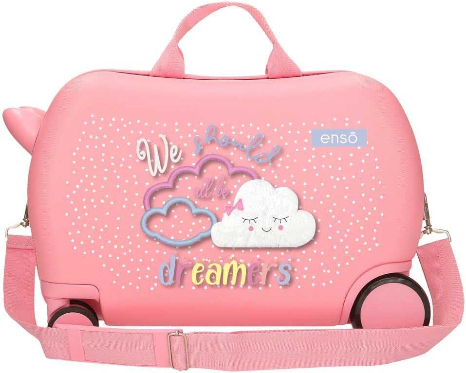 Dečji kofer za vožnju Enso Dreamers pink 96910 - detalj