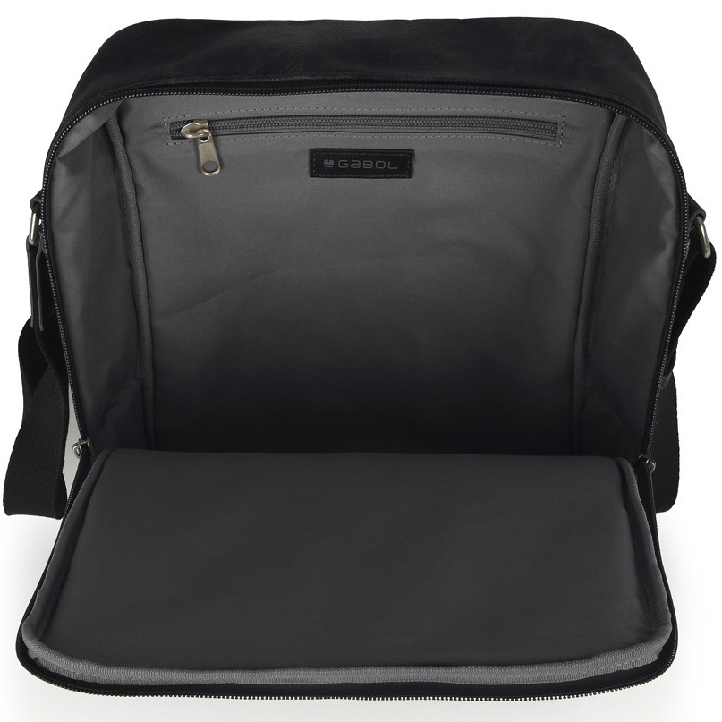 Muška torba na rame Gabol Flat 533821-01 - detalj