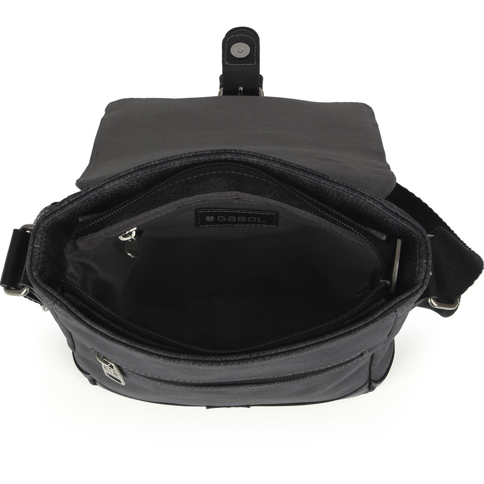 Muška torbica na rame Gabol Flat 533811-01 - detalj