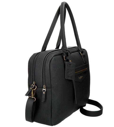 Pepe Jeans Torba za laptop Olivia Black - detalj