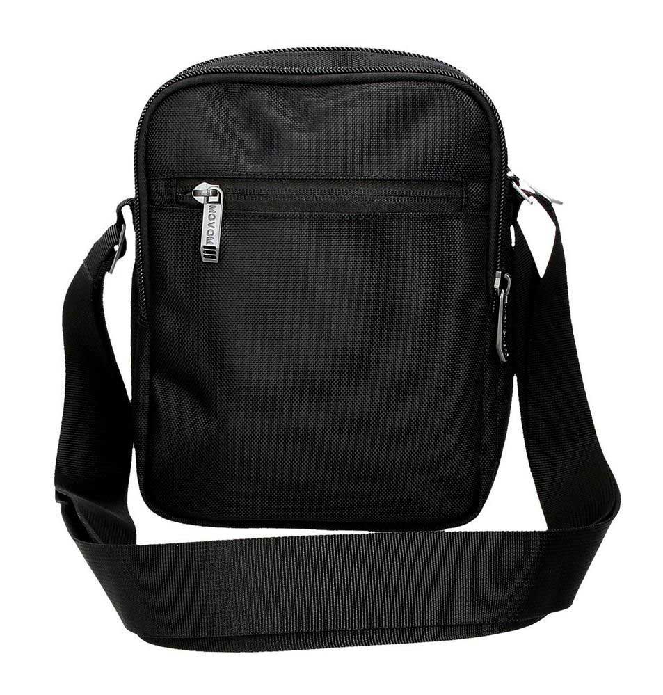 Muška torbica 22cm sa dve pregrade Movom Buster black 53455 - detalj