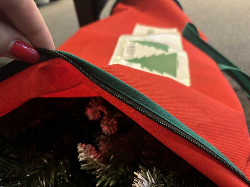 Torba Za Odlaganje Jelke Visine do 220 cm - detalj