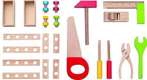 Woodyland Veliki drveni alat u kutiji 91188 - detalj