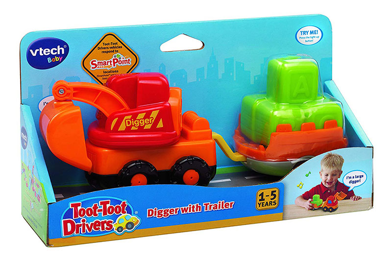 VTECH Igračka BAGER SA PRIKOLICOM Toot-Toot Drivers Digger with Trailer - detalj