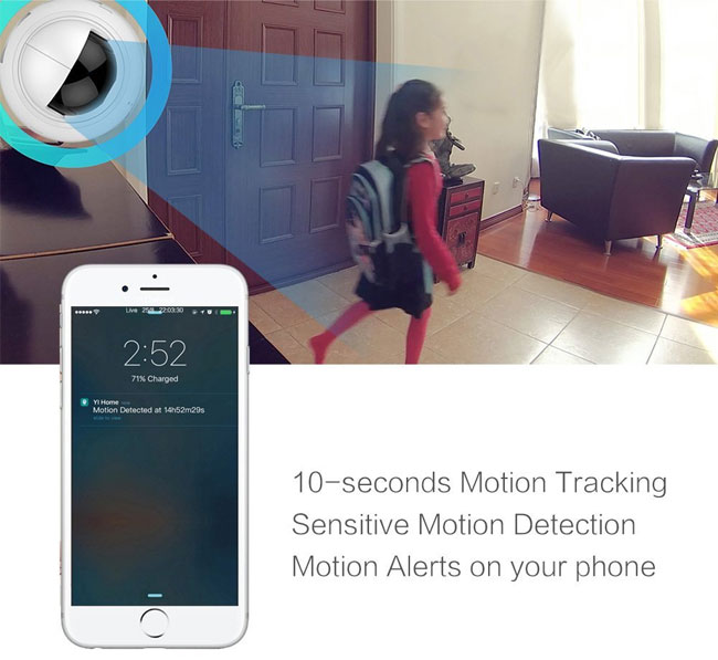 Bežična kamera za video nadzor preko telefona Yi Dome IP 93002 - detalj