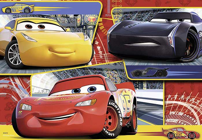 Ravensburger Puzzle 2x24 Disney Cars 07810 - detalj