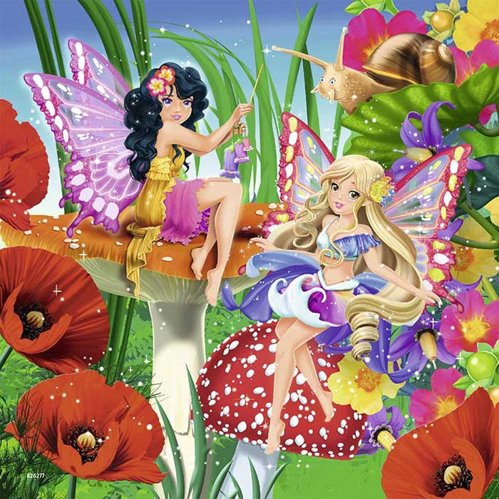 Puzzle 3x49 delova Fantastična stvorenja Ravensburger 09367 - detalj