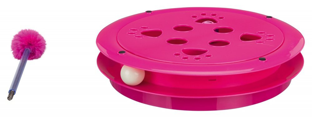 TRIXIE Igračka za mačku - grebalica sa lopticama SCRATCH AND CATCH - detalj