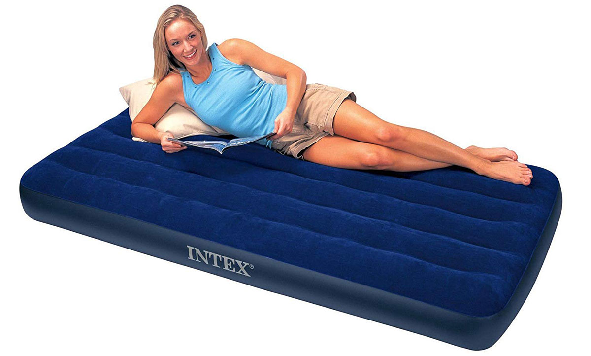 Krevet Na Naduvavanje Intex 68757 - Classic Downy Bed Twin Size - detalj