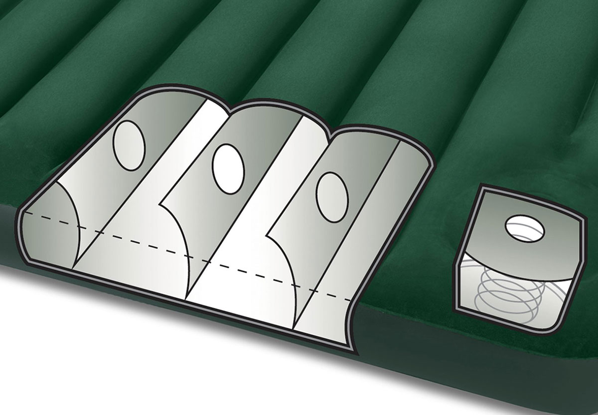 Krevet Na Naduvavanje Sa Ugrađenom Pumpom - Intex 66950 - Jr.Twin Downy Airbed - detalj