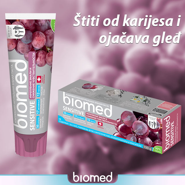 Splat Biomed Sensitive pasta za zube 75ml - detalj