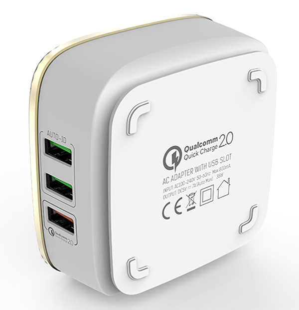 Stoni USB punjač sa 6 portova za baterije prenosnih uređaja Ldnio A6704 - detalj