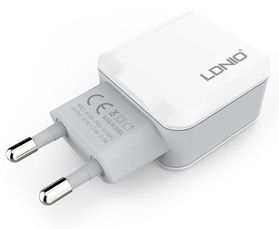 USB punjač sa 2 porta LDNIO A2202 - detalj