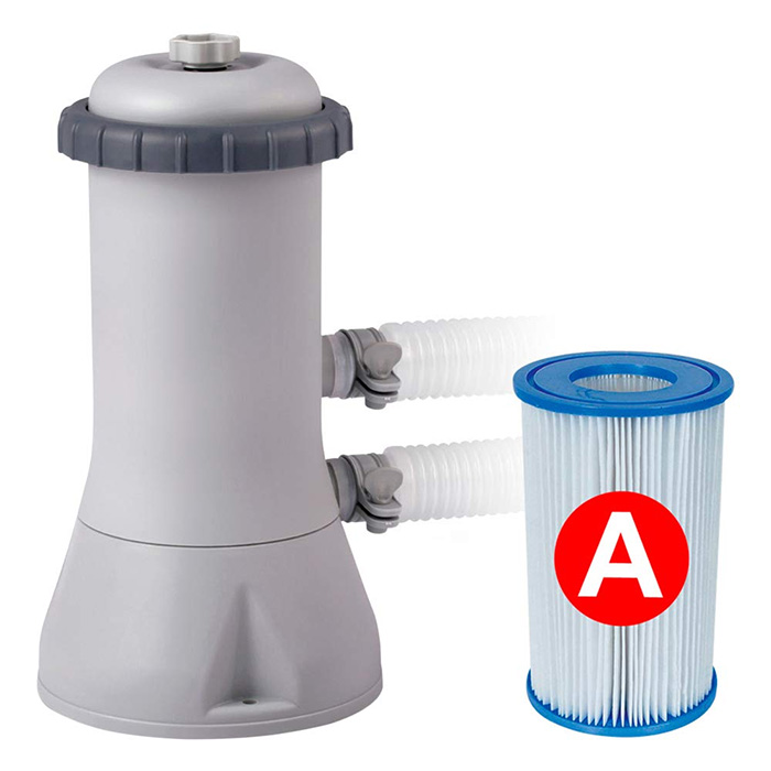 Pravougaoni nadzemni bazen 4 x 2 x 1 m sa pumpom i merdevinama Intex Prism Frame 26788 - detalj