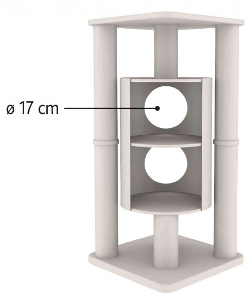 TRIXIE Grebalica za mačke VIGO 94cm - detalj