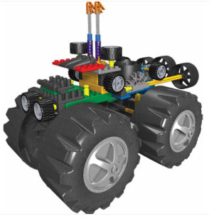 Knex Dragsters Žuti - KN10364 - detalj