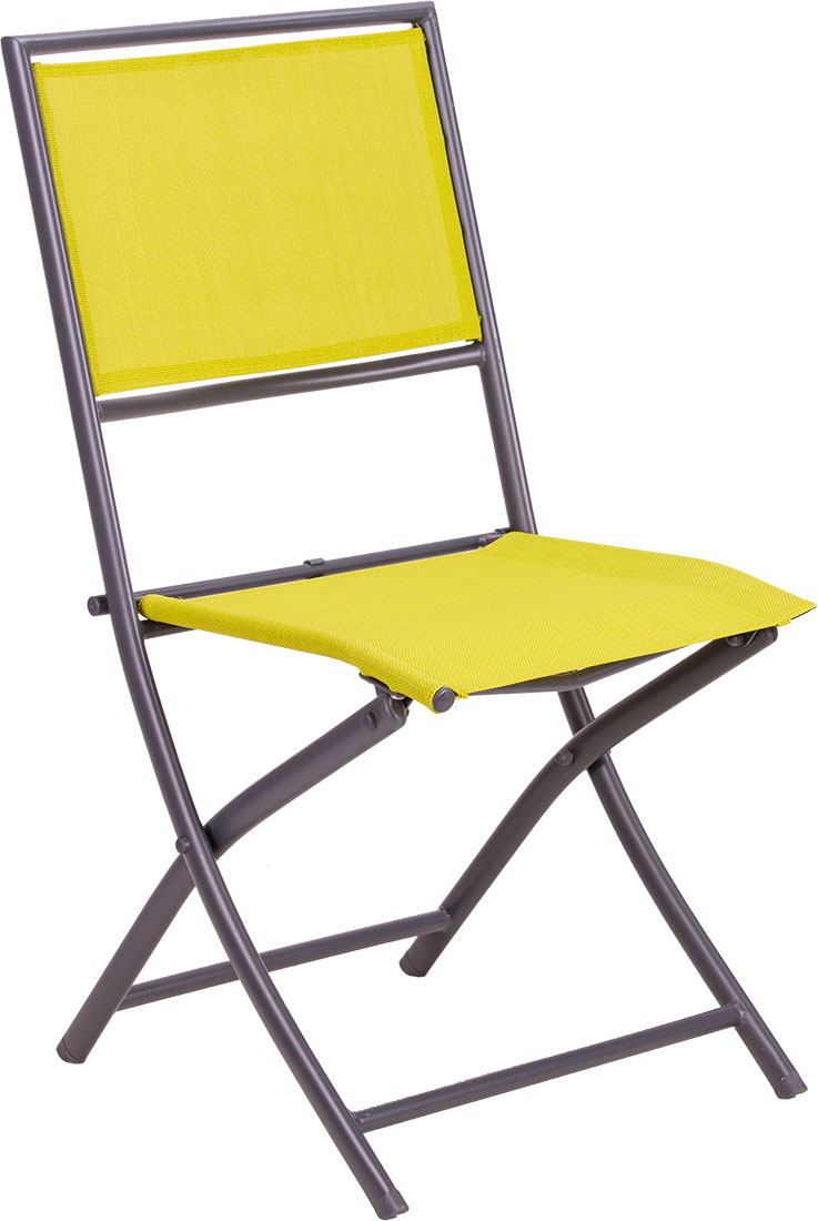 Baštenska Garnitura Faroli Yellow - 4 Sklopive Stolice i Sto - detalj