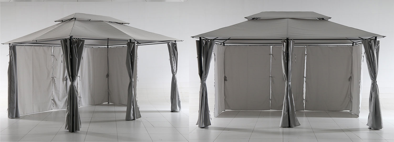 Gazebo Sa Zavesama - 3x4 m Bagheria Belize - detalj