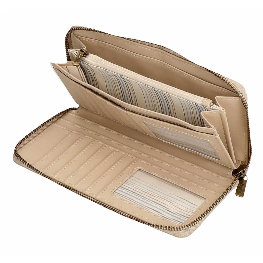 Ženski novčanik 19cm Pepe Jeans Morgan beige 79285 - detalj