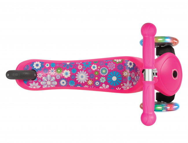 Dečiji trotinet sa svetlećim točkovima Globber Primo Fantasy Pink 18141 - detalj