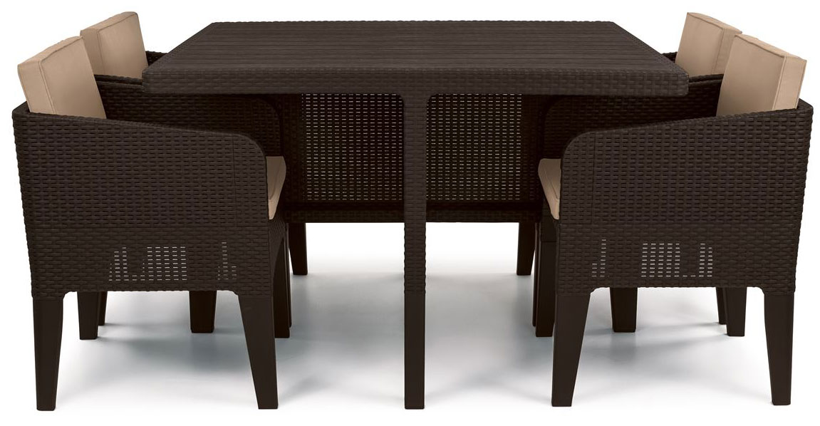 Balkonska Garnitura Columbia Brown - Curver - Allibert  - detalj