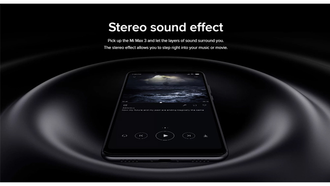 Mobilni telefon Xiaomi Mi Max 3 4/64GB Black Dual SIM - detalj