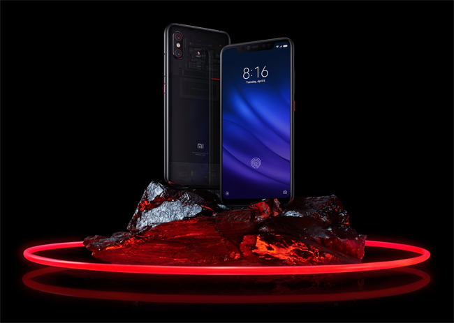 Mobilni telefon Xiaomi Mi 8 Pro Transparent Titanium 8/128GB Dual SIM - detalj