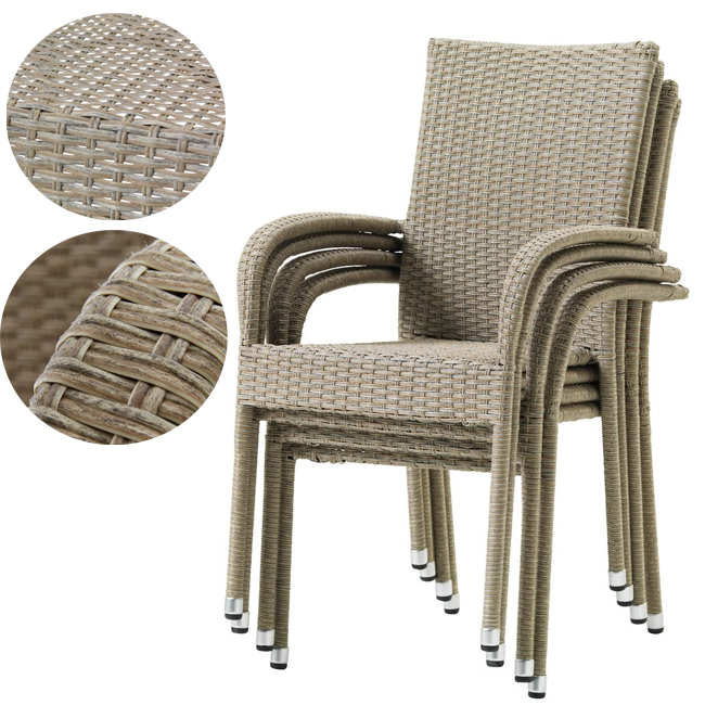 Baštenska garnitura Stella Sto i četiri stolice - detalj