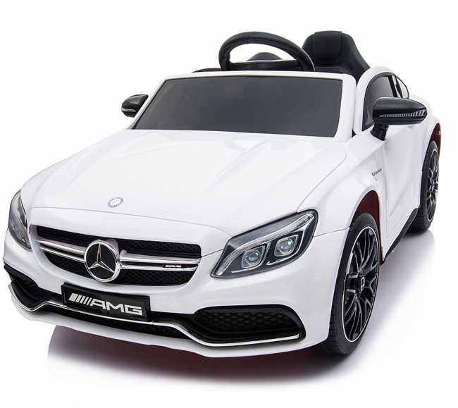 Dečiji automobil na akumulator Mercedes C63 AMG Beli - detalj