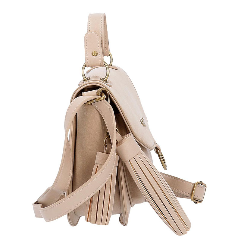 Pepe Jeans Ženska tašnica sa poklopcem Bitmat Beige 75255 - detalj