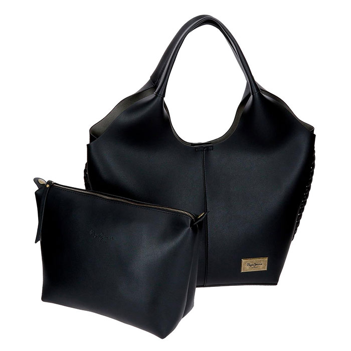 Ženska tašna sa neseserom Angelica Black Pepe Jeans 75773 - detalj