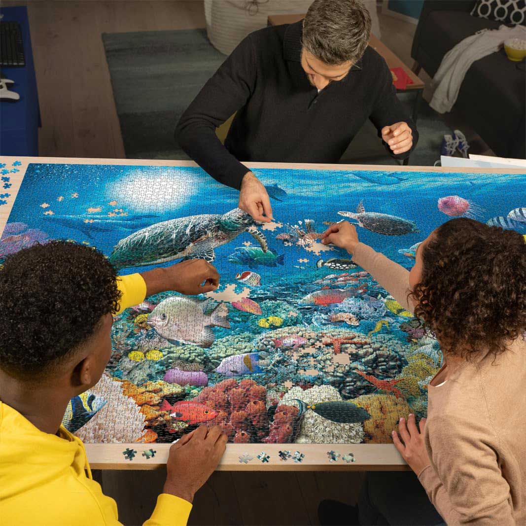 Puzzle slagalica 5000 delova Pod morem Ravensburger 17426 - detalj