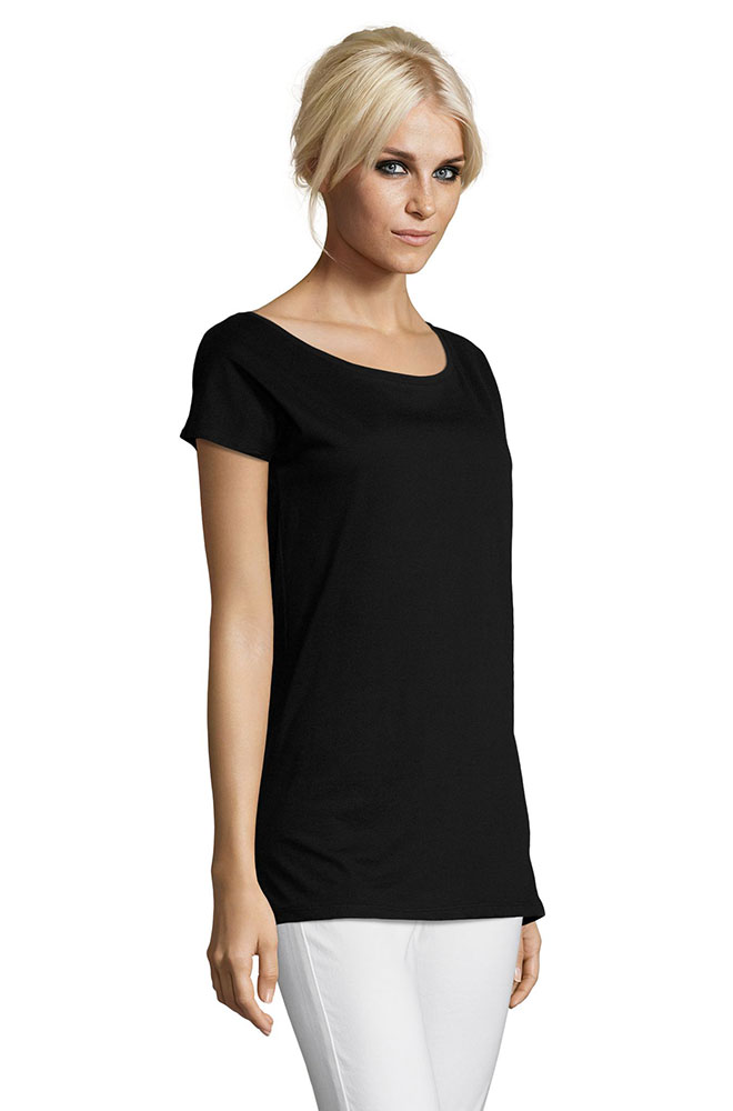 Ženska majica Marylin Black veličina L Sols 11398 - detalj