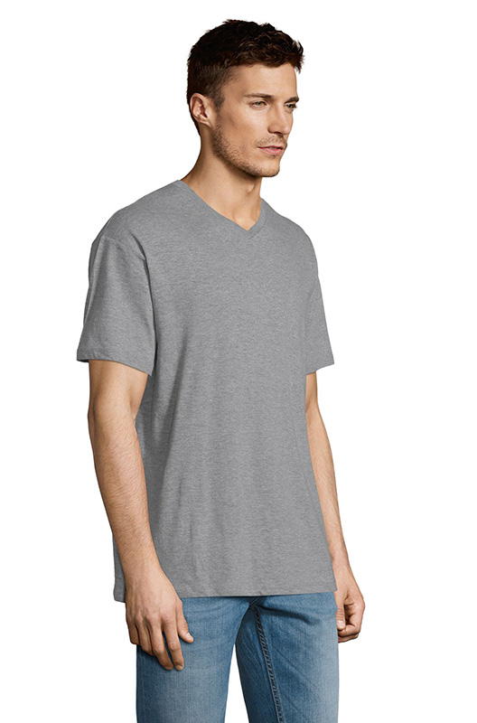 Sols Muška majica Victory Grey Melange veličina M 11150 - detalj