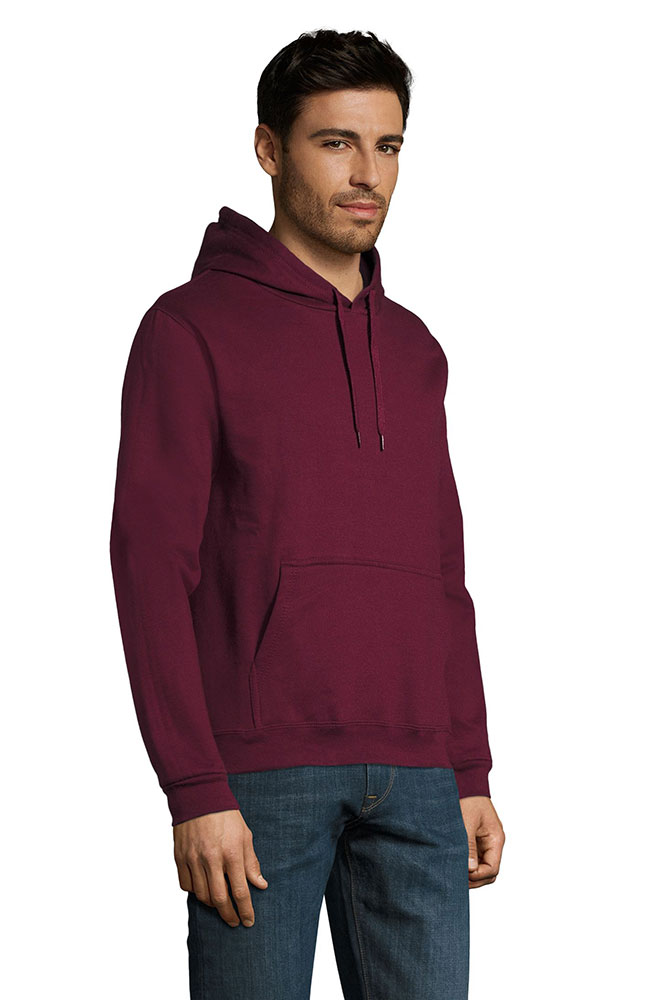 Sols Unisex dukserica Snake Burgundy veličina S 47101 - detalj