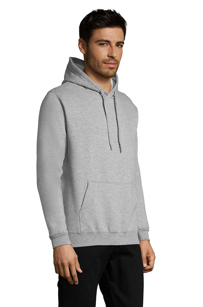 Sols Unisex dukserica Snake Grey Melange veličina XXL 47101 - detalj