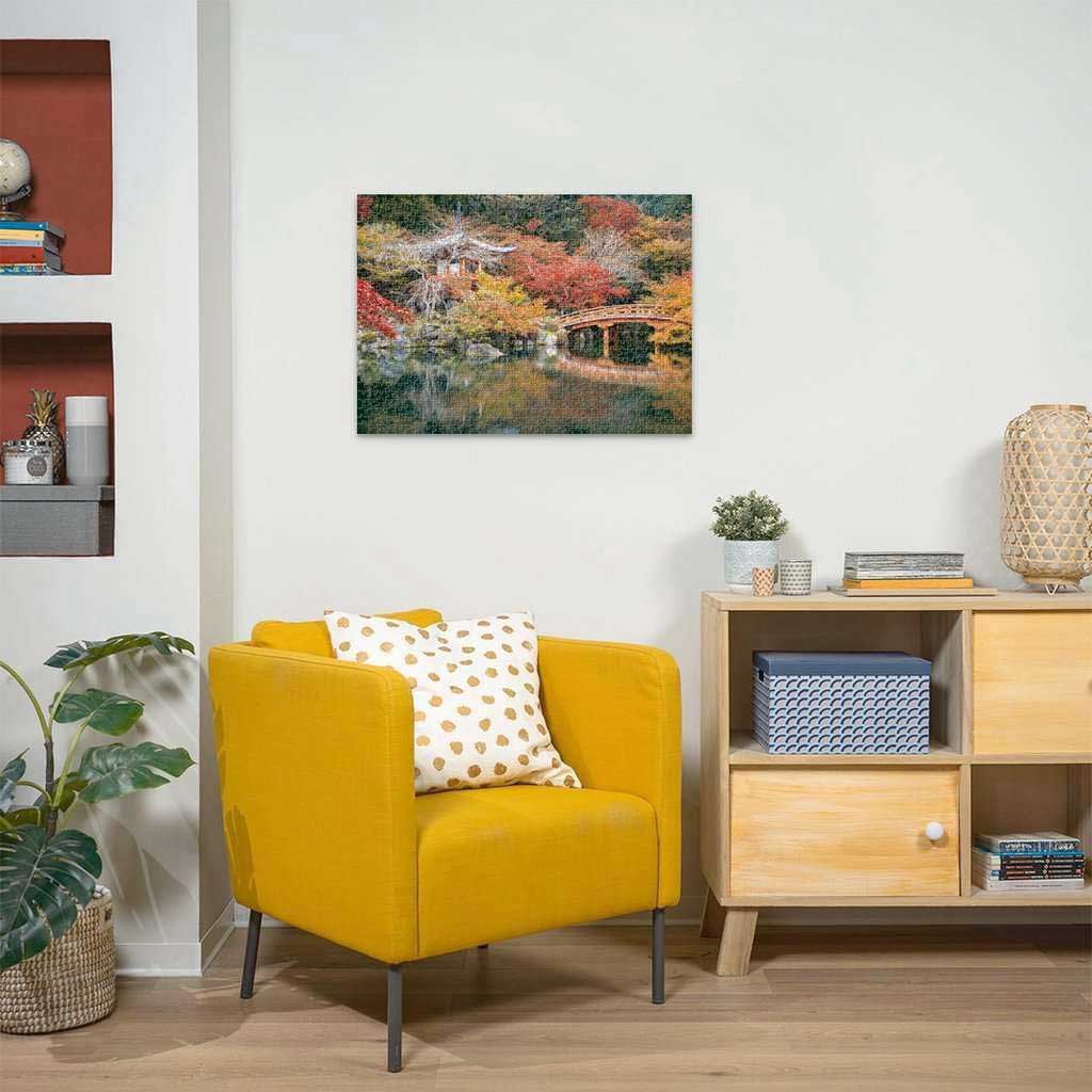 Puzzle slagalica 1000 delova Japanski vrt u Kjotu Ravensburger 12000849 - detalj