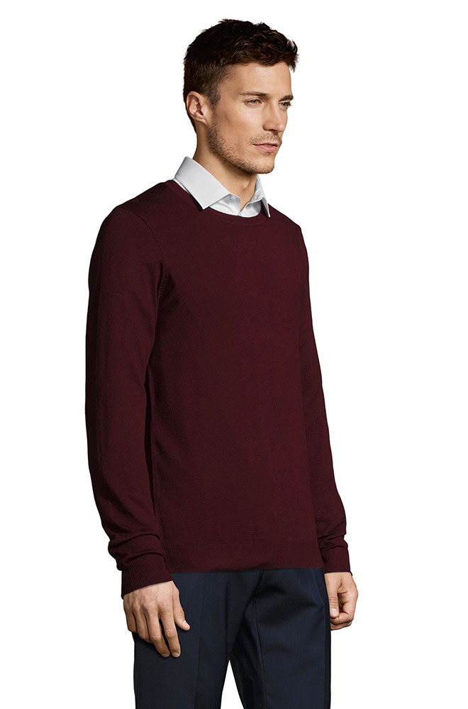 Sols Muški džemper Ginger Burgundy veličina L 01712 - detalj