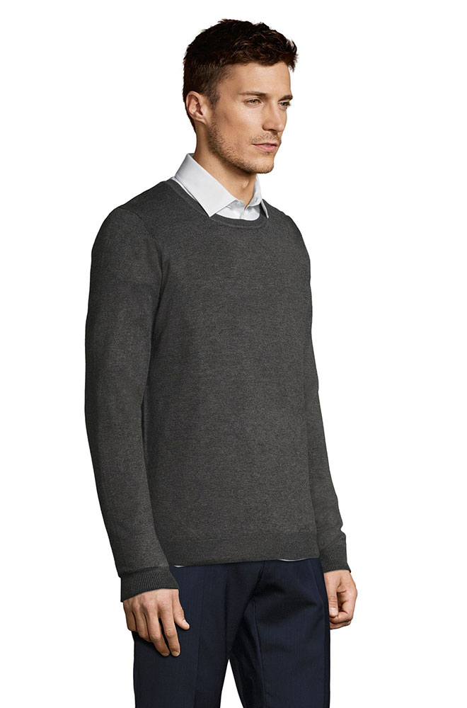 Sols Muški džemper Ginger Charcoal veličina 3XL 01712 - detalj