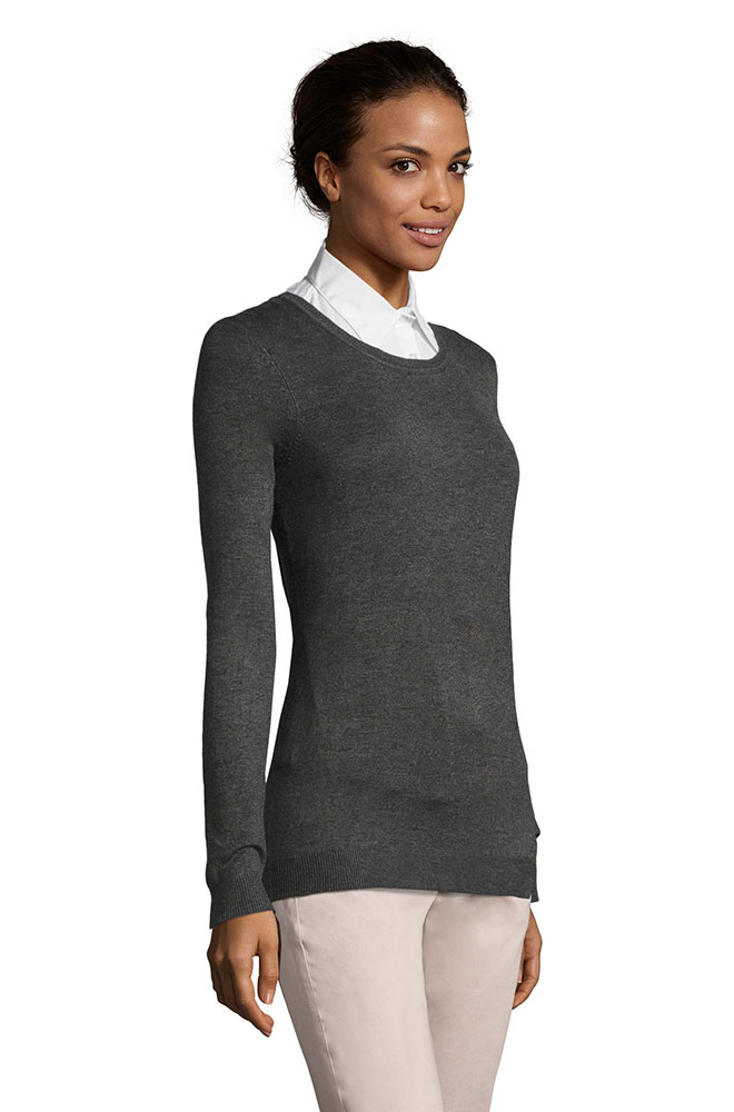 Sols Ženski džemper Ginger Charcoal veličina M 01713 - detalj