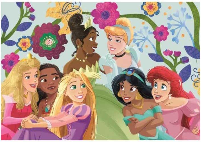 Puzzle slagalice 2x60 delova Disney Princess Clementoni 24824 - detalj