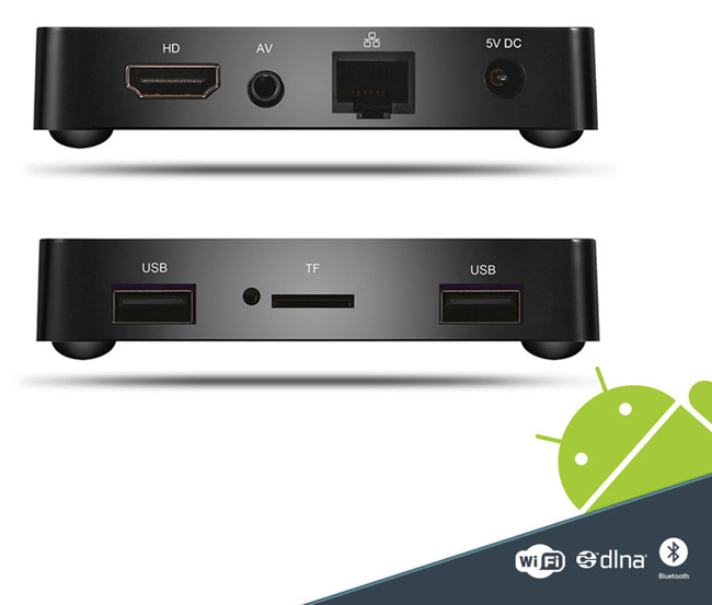 Digitalni Android Smart TV BOX TX96MAX 2GB RAM 16GB ROM Bluetooth - detalj