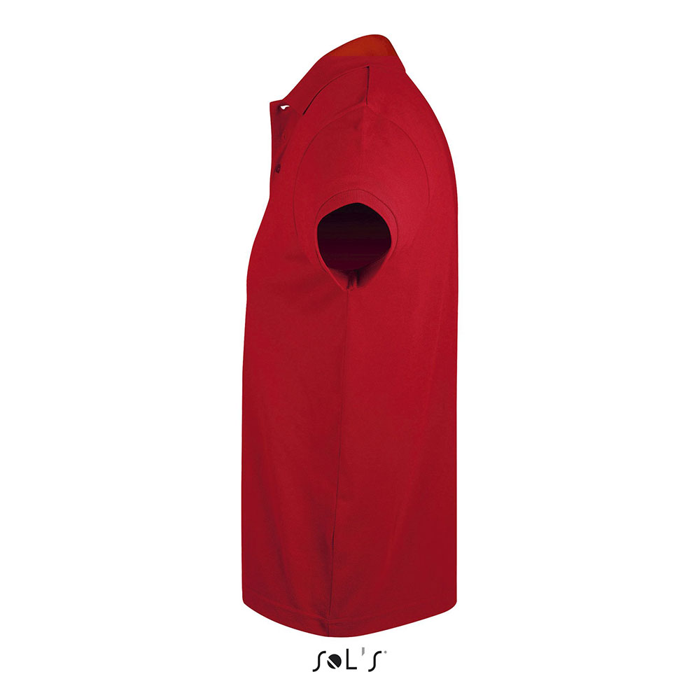 Muška polo majica sa kratkim rukavima Prime Red vel. XXL Sols 00571 - detalj
