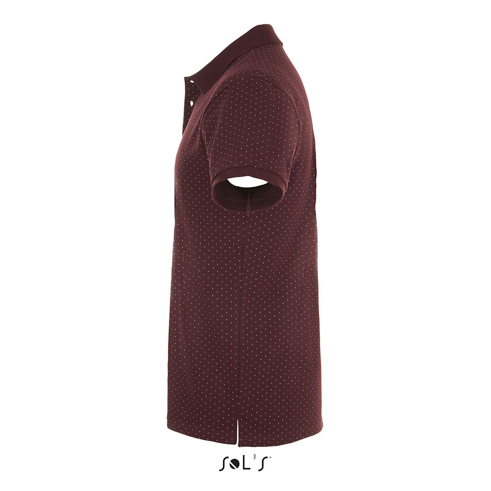 Sols Muška majca sa kragnom Brandy Bordo veličina XL 01706 - detalj