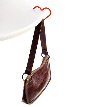 MonkeyBusiness - Hang On ! - vešalica za torbe Red - detalj