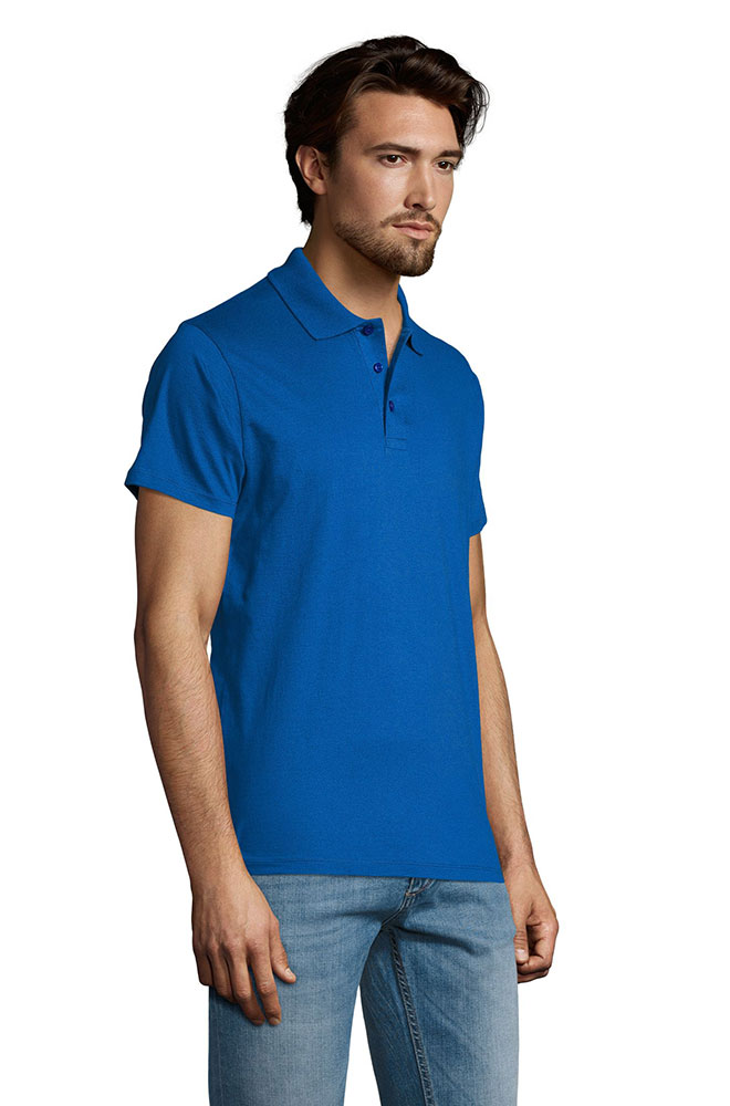 Sols Polo majica Precsott Royal Blue veličina S 11377 - detalj