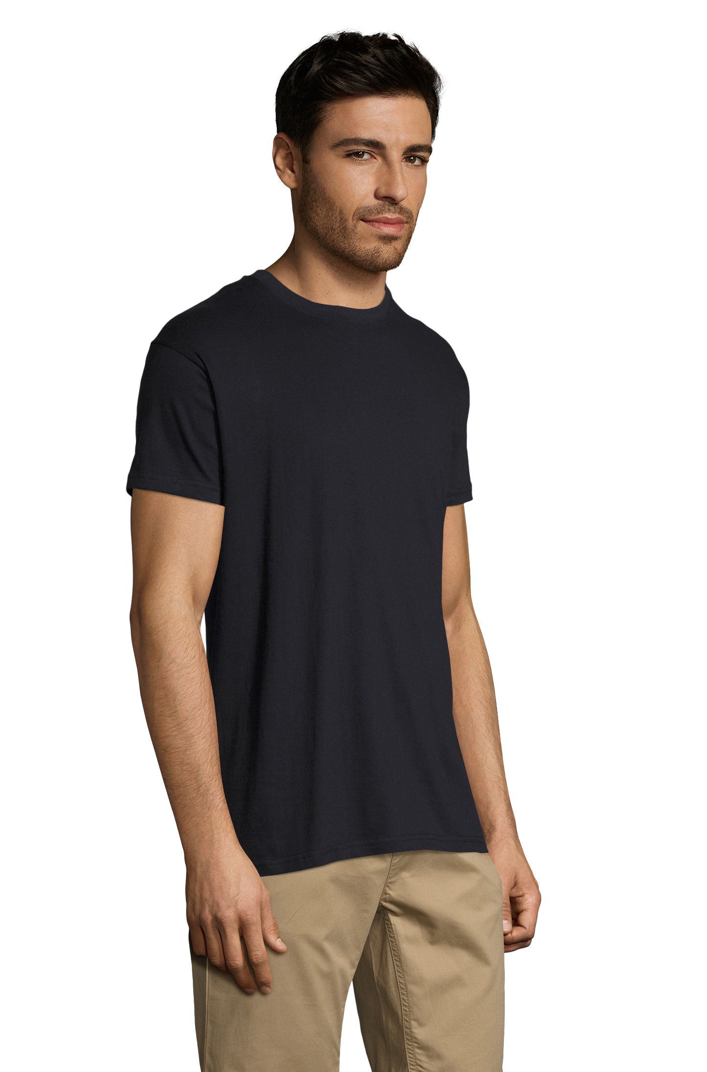 Sols Muška pamučna majica Regent Navy veličina 3XL 11380 - detalj